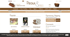 Desktop Screenshot of peauxetdeco.com